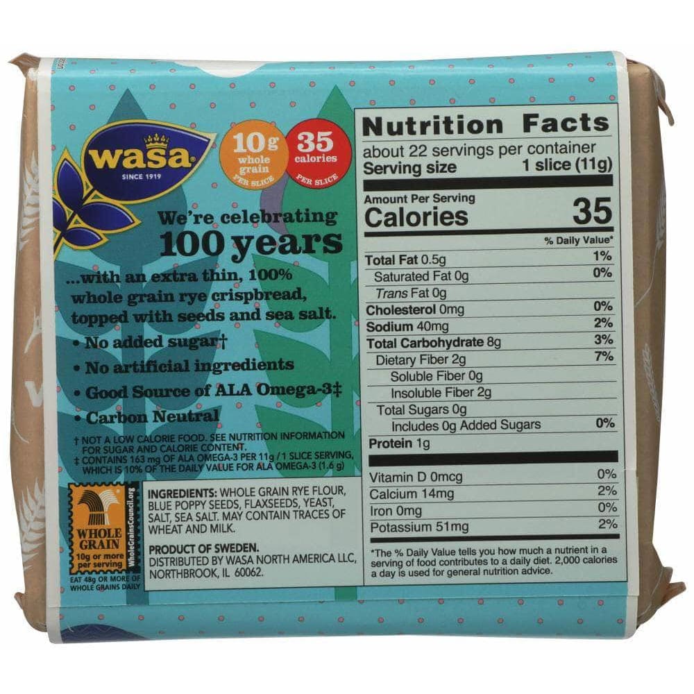 WASA Wasa Crispbread Flax Ppysd Rye (8.600 Oz)