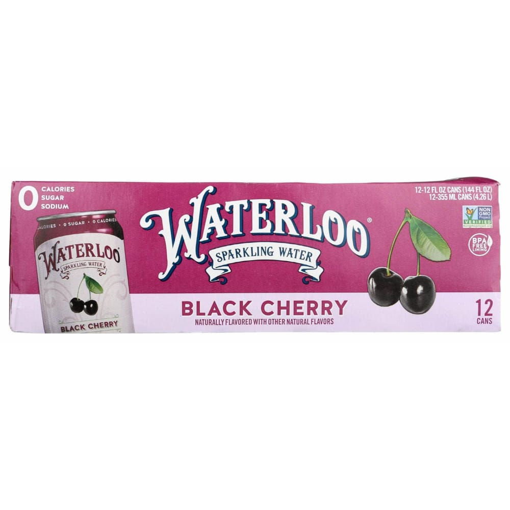 WATERLOO SPARKLING WATER Grocery > Beverages > Water > Sparkling Water WATERLOO SPARKLING WATER Water Sprk Blk Chrry 12Pk, 144 fo