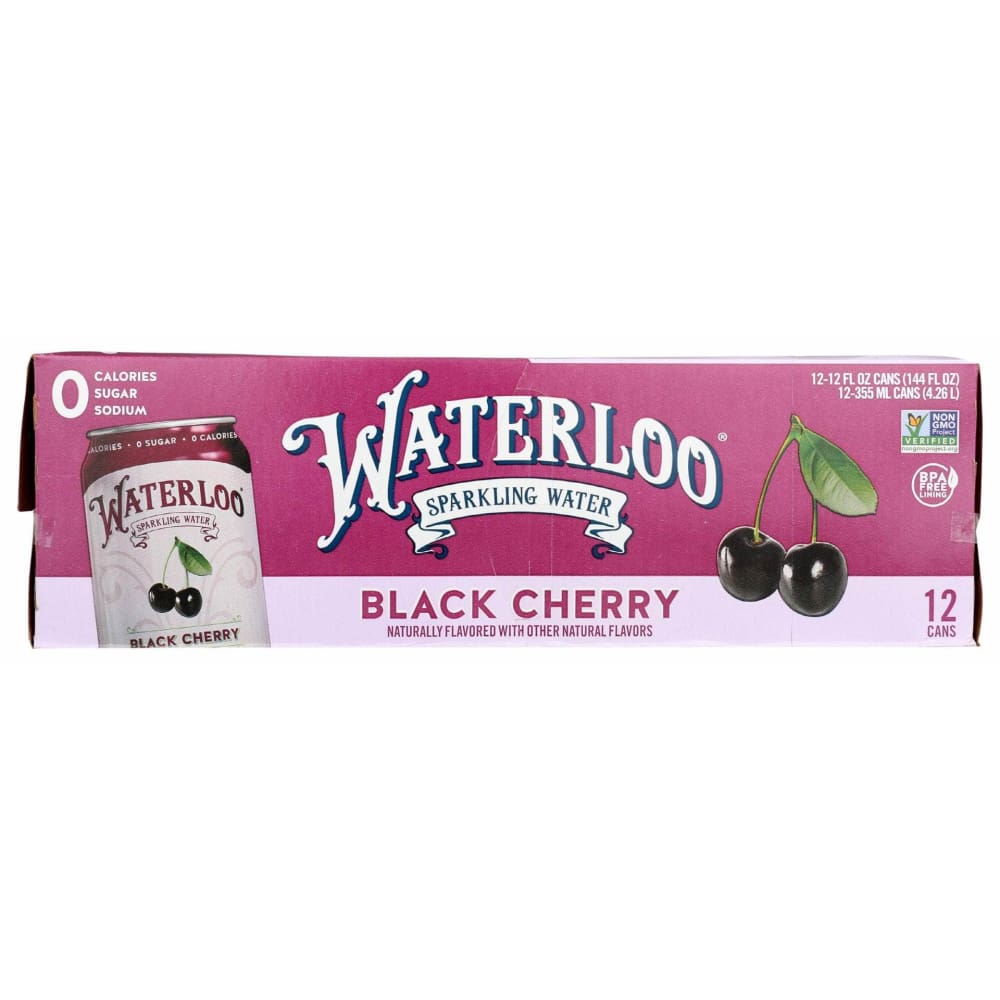 WATERLOO SPARKLING WATER Grocery > Beverages > Water > Sparkling Water WATERLOO SPARKLING WATER Water Sprk Blk Chrry 12Pk, 144 fo