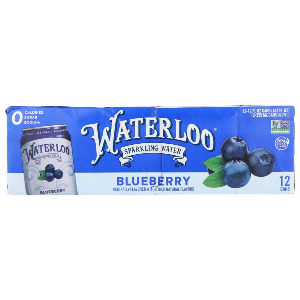 WATERLOO SPARKLING WATER Grocery > Beverages > Water > Sparkling Water WATERLOO SPARKLING WATER Water Sprkl Summrbry 12Pk, 144 fo