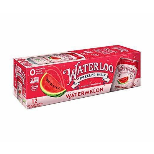 Waterloo Sparkling Water Waterloo Sparkling Water Water Sparkling Strawberry 12 Pack, 144 fl. oz.