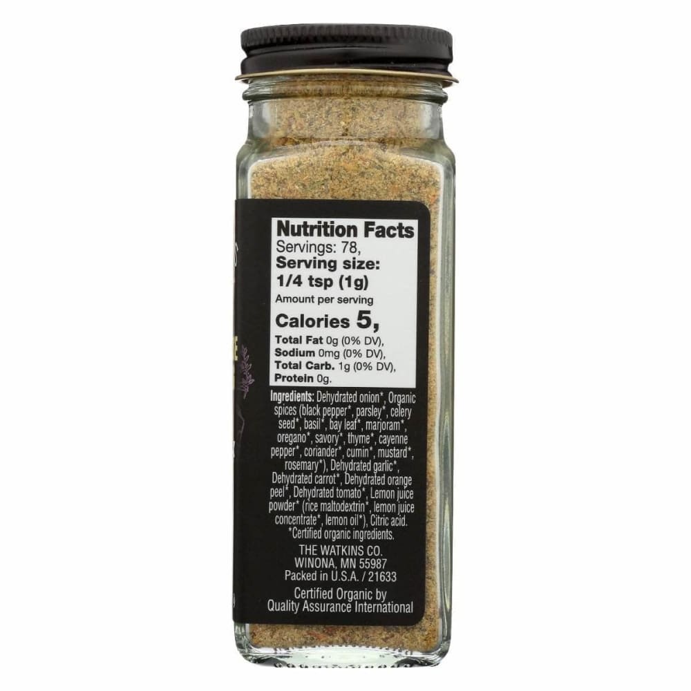 WATKINS Watkins All Purpose Seasoning Salt Free, 2.7 Oz