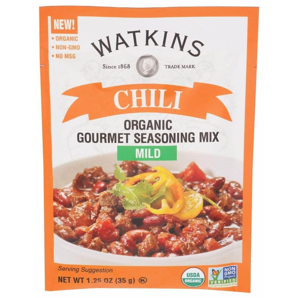 Watkins Organic Chili Seasoning Mix 1 25 Oz Case Of 5 Shelhealth