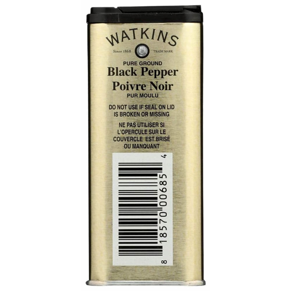 WATKINS Watkins Pepper Blk Granulated, 4 Oz