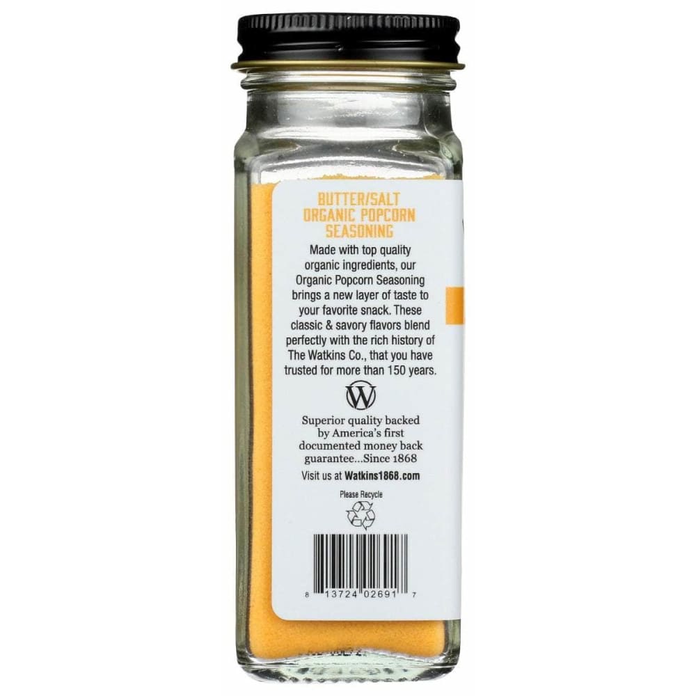 WATKINS Grocery > Cooking & Baking > Seasonings WATKINS Popcorn Butter Slt Sn, 5.3 oz