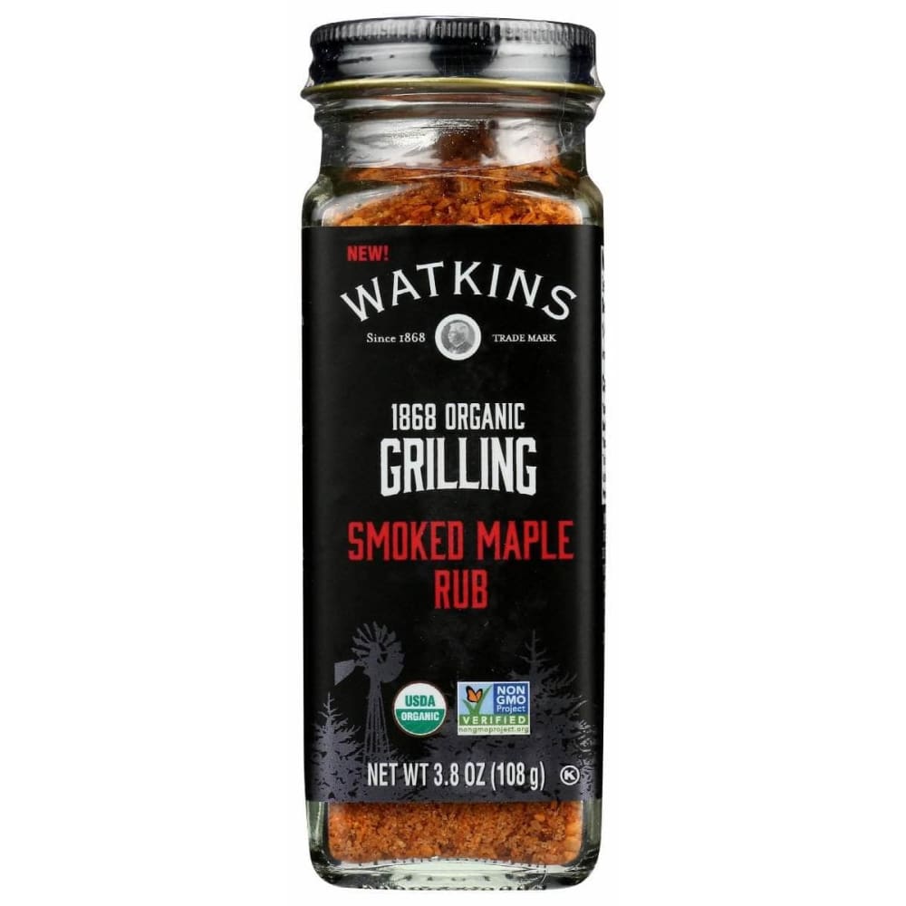 WATKINS Watkins Rub Grill Smoked Maple, 3.8 Oz