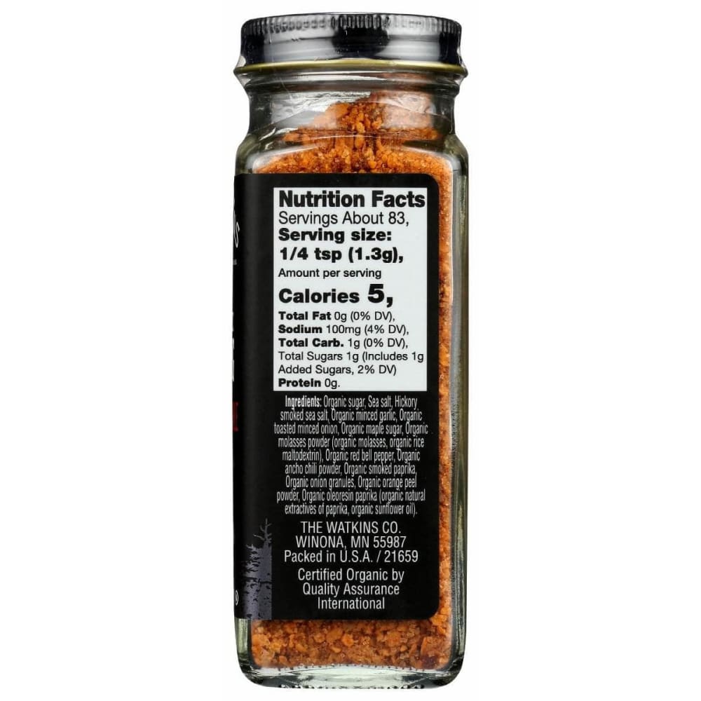 WATKINS Watkins Rub Grill Smoked Maple, 3.8 Oz