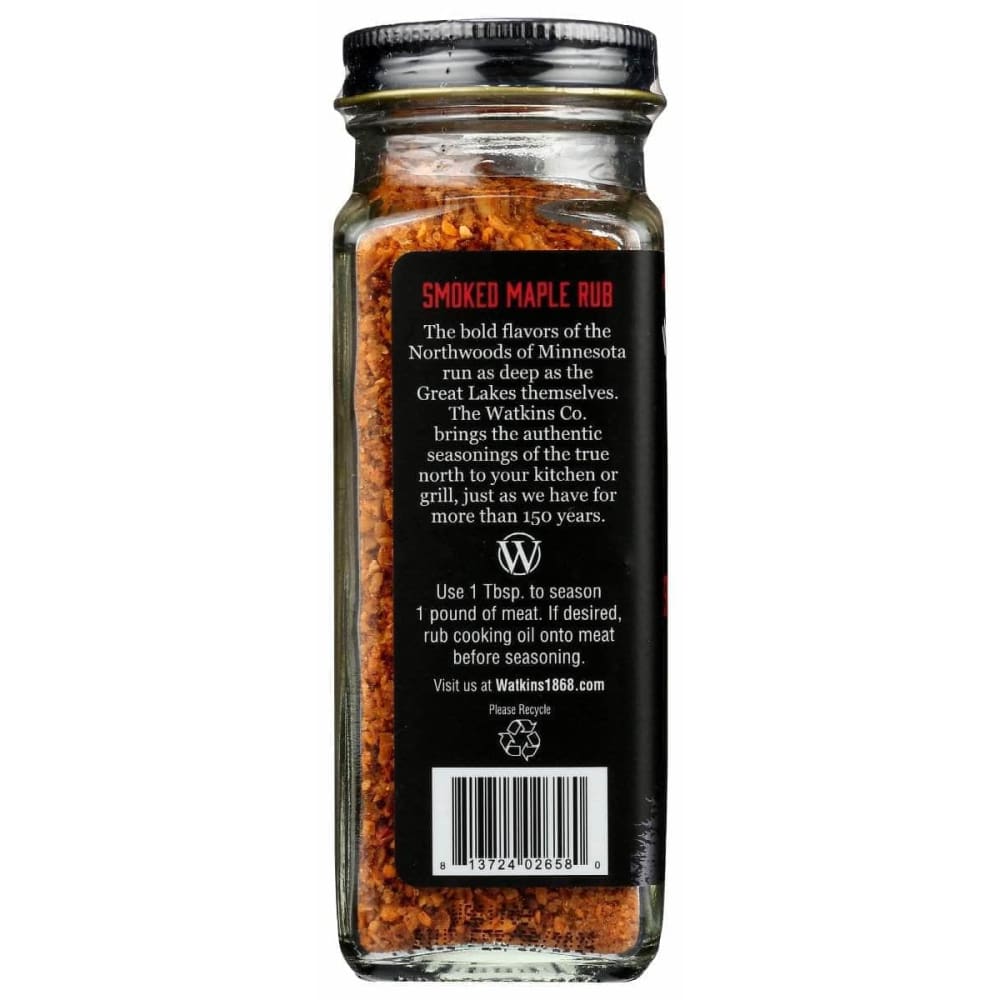 WATKINS Watkins Rub Grill Smoked Maple, 3.8 Oz