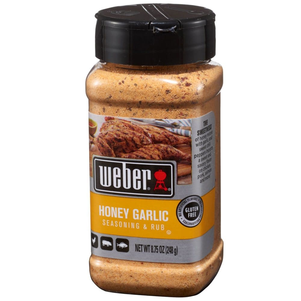 Weber Honey Garlic Seasoning and Rub (8.75 oz.) (Pack of 2) | ShelHealth