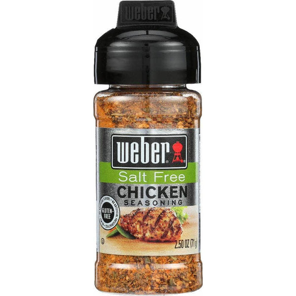 Weber Chicken Seasoning, Salt Free - 2.5 oz