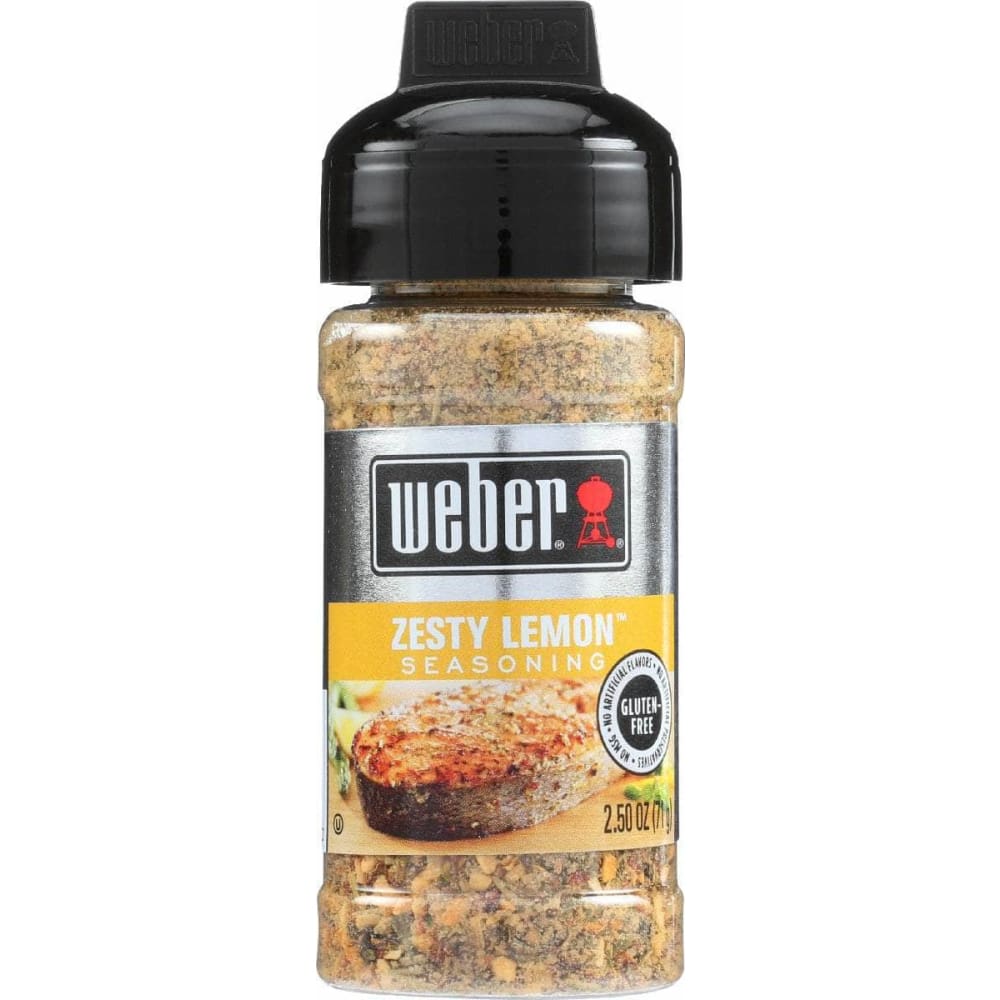 WEBER Grocery > Cooking & Baking > Seasonings WEBER Ssnng Zesty Lemon Grill, 2.5 oz