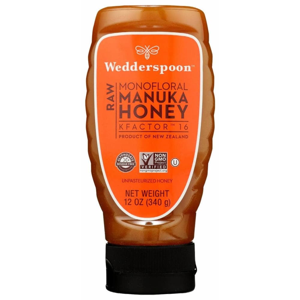 WEDDERSPOON Grocery > Cooking & Baking > Honey WEDDERSPOON Honey Manuka Raw Kfactor, 12 oz