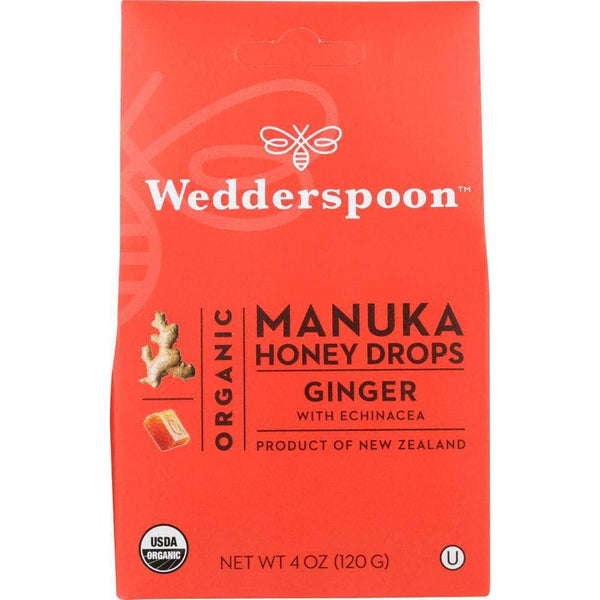  Wedderspoon Organic Manuka Honey Drops, Honey