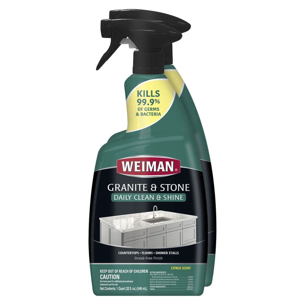 Weiman Granite and Stone Daily Cleaning and Shine Disinfectant 2 pk. - Weiman