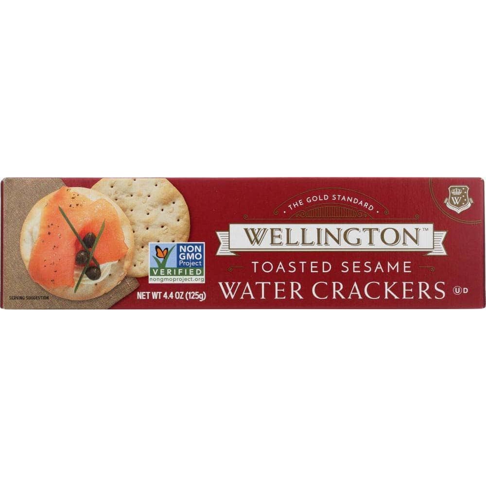 Wellington Wellington Toasted Sesame Water Cracker, 4.4 oz