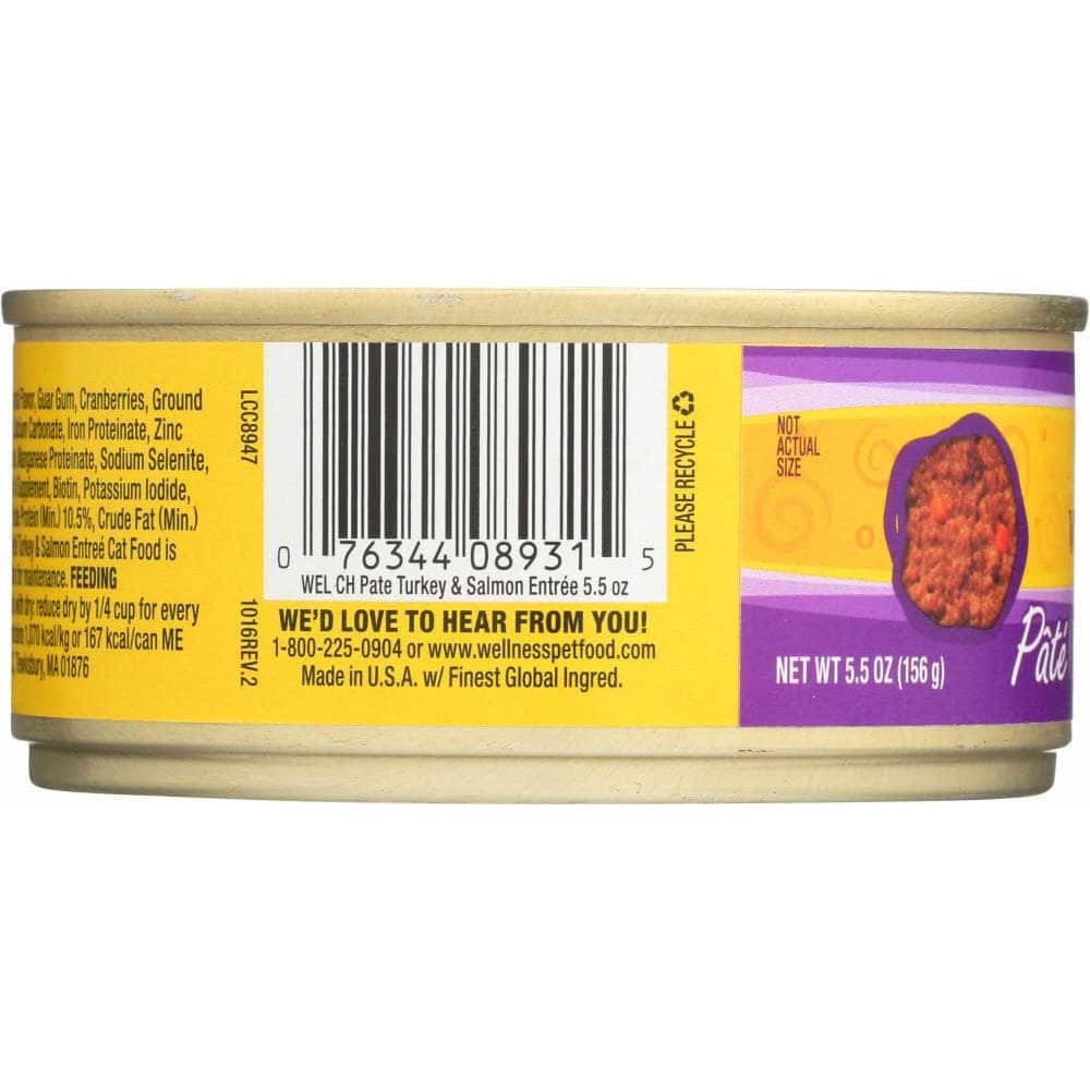 Wellness Wellness Canned Cat Food Turkey and Salmon Formula, 5.5 oz