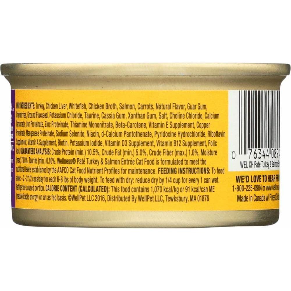 Wellness Wellness Turkey and Salmon Cat Food, 3 oz