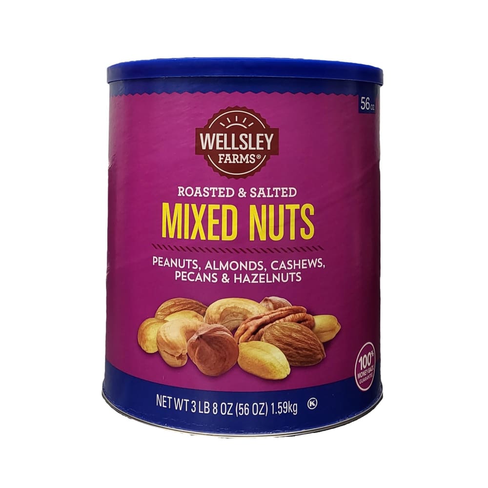 Wellsley Farms Wellsley Farms Mixed Nuts With Peanuts 56 oz. - Home/Grocery Household & Pet/Canned & Packaged Food/Snacks/Dried Fruit &