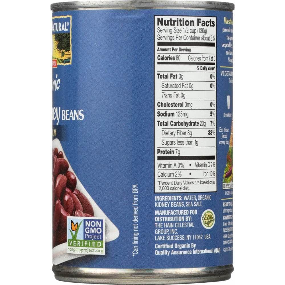 Westbrae Westbrae Natural Vegetarian Organic Kidney Beans, 15 oz