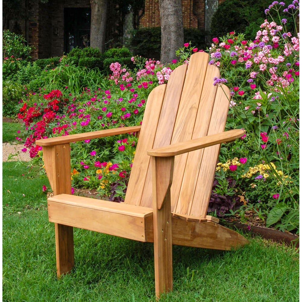 Weston Teak Adirondack Chair - Patio Chairs & Benches - Weston