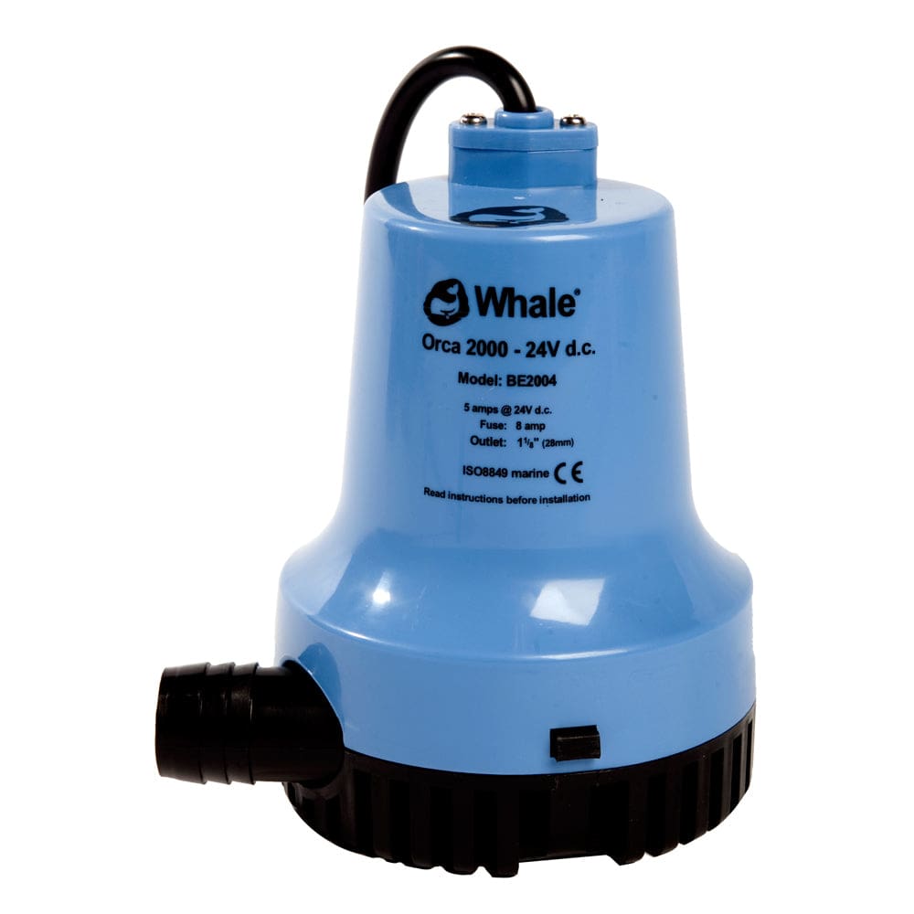 Whale Orca 2000 GPH Submersible Bilge Pump 12V - Marine Plumbing & Ventilation | Bilge Pumps - Whale Marine