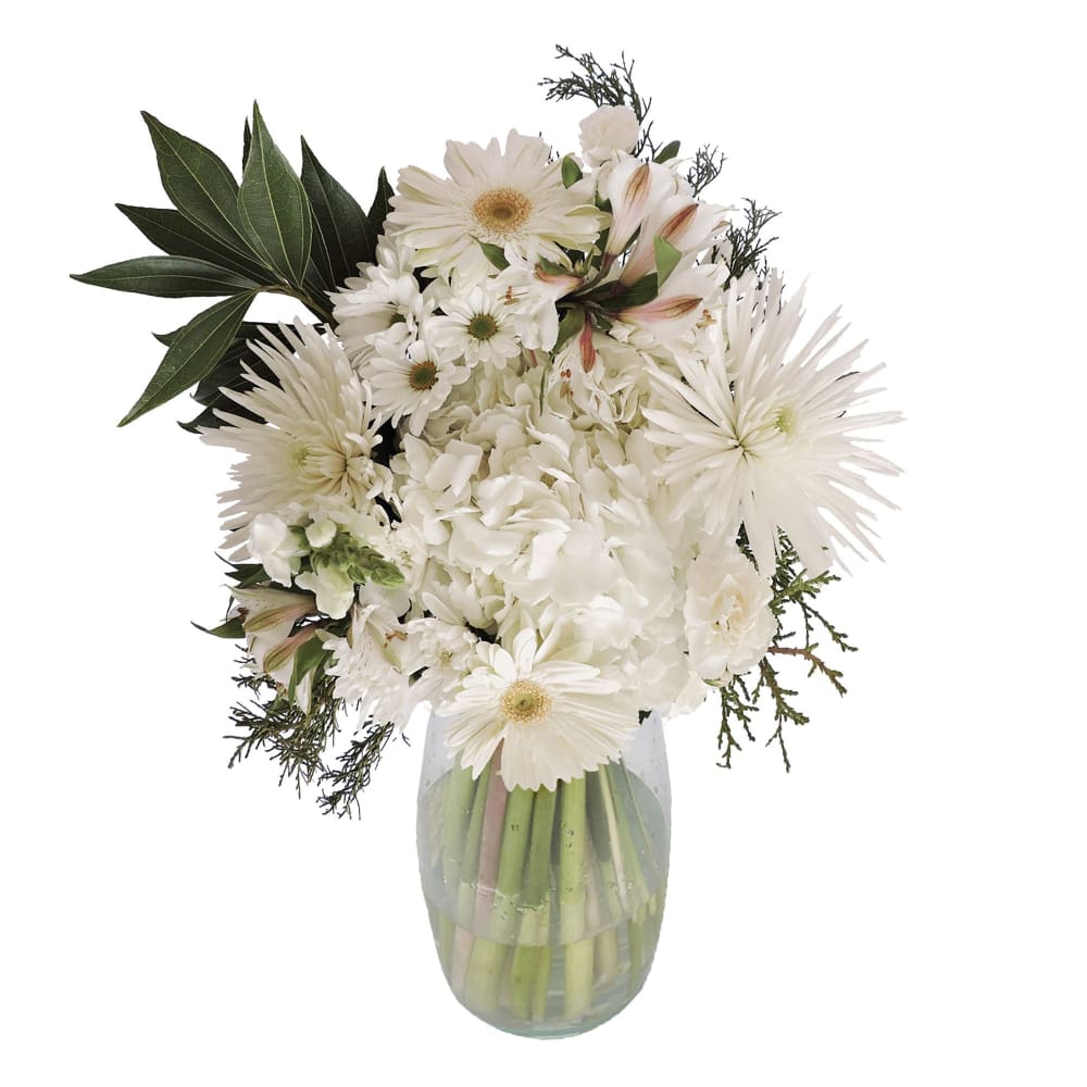 White Cascade Bouquet - Home/Home/Flowers & Plants/Bouquets/ - ShelHealth