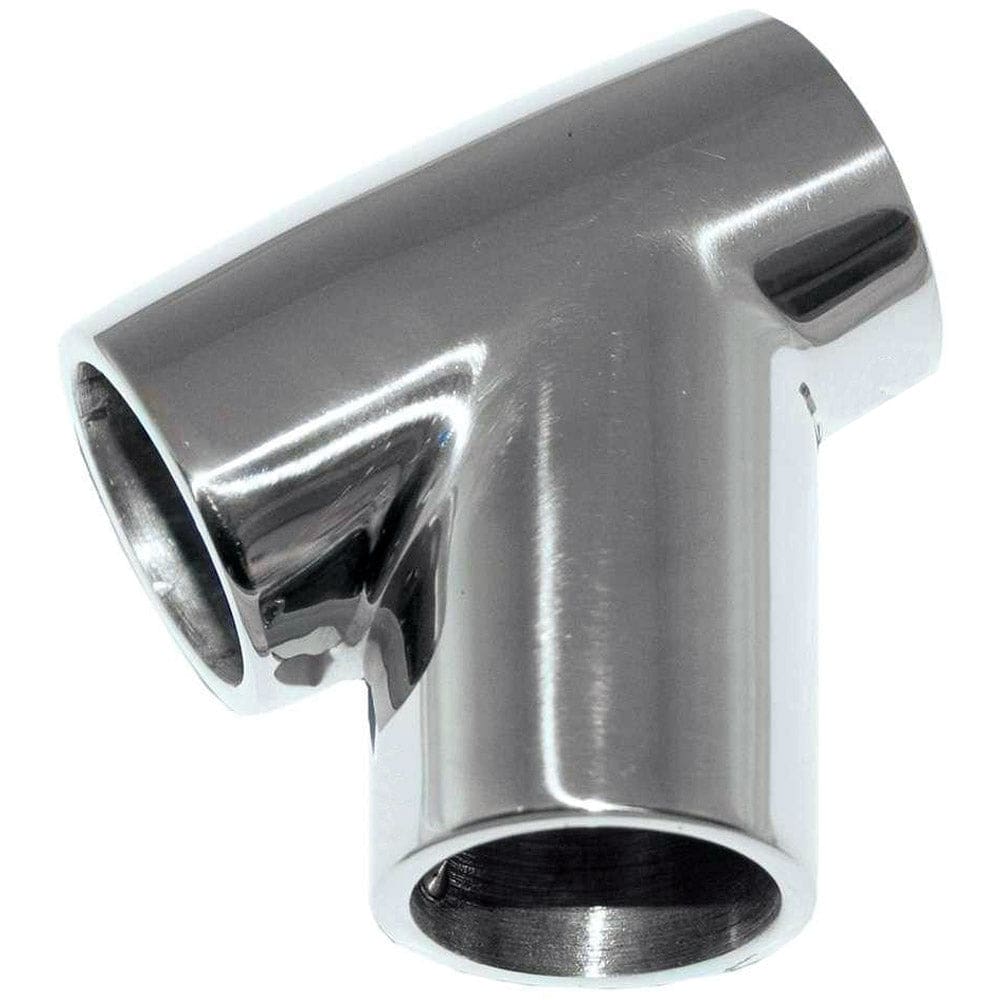 Whitecap ⅞ O.D.60° SS Universal Tee - Marine Hardware | Rail Fittings - Whitecap