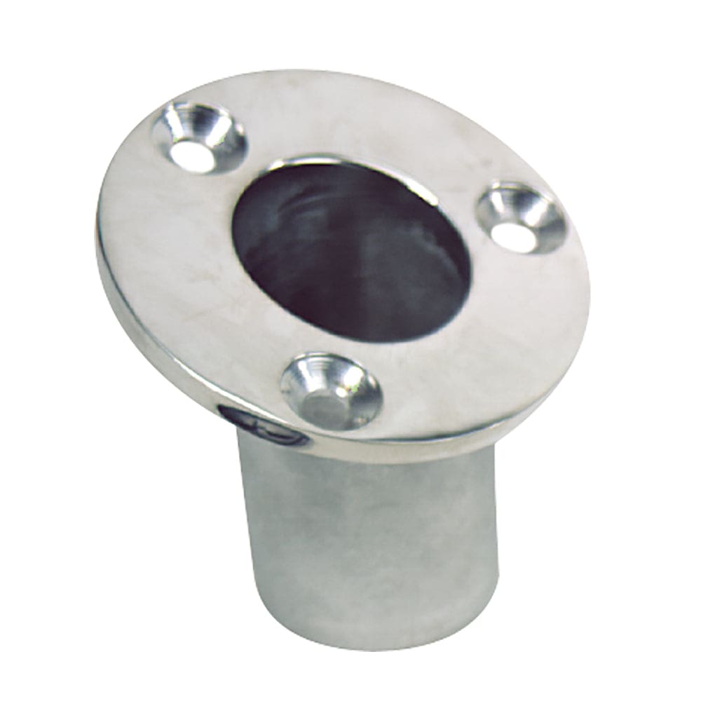 Whitecap Flush Mount Flag Pole Socket - Stainless Steel - 1-1/ 4 ID - Boat Outfitting | Accessories - Whitecap