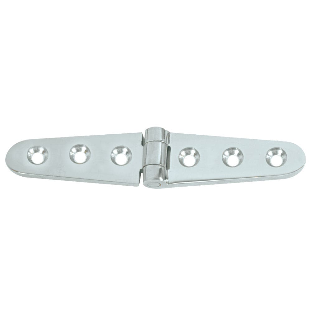 Whitecap Strap Hinge - 304 Stainless Steel - 6 x 1-1/ 8 (Pack of 2) - Marine Hardware | Hinges - Whitecap