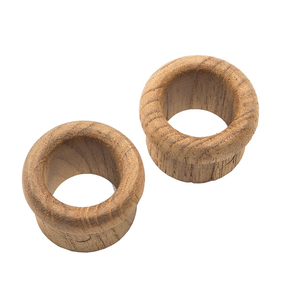 Whitecap Teak Finger Pull - 5/ 8 Barrel Length - 2 Pack (Pack of 5) - Marine Hardware | Teak - Whitecap