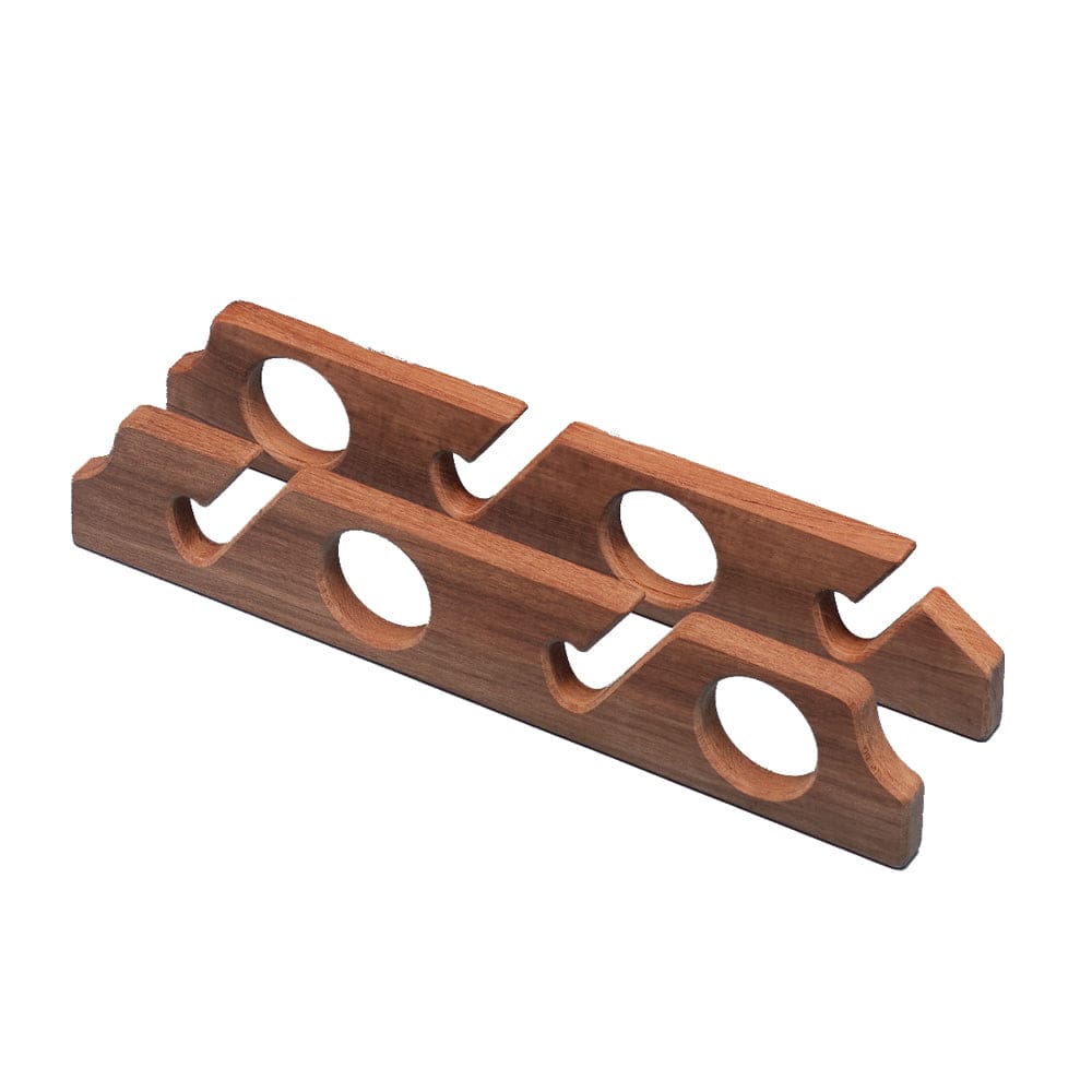 Whitecap Teak Four-Rod Storage Rack - Pair - Marine Hardware | Teak - Whitecap