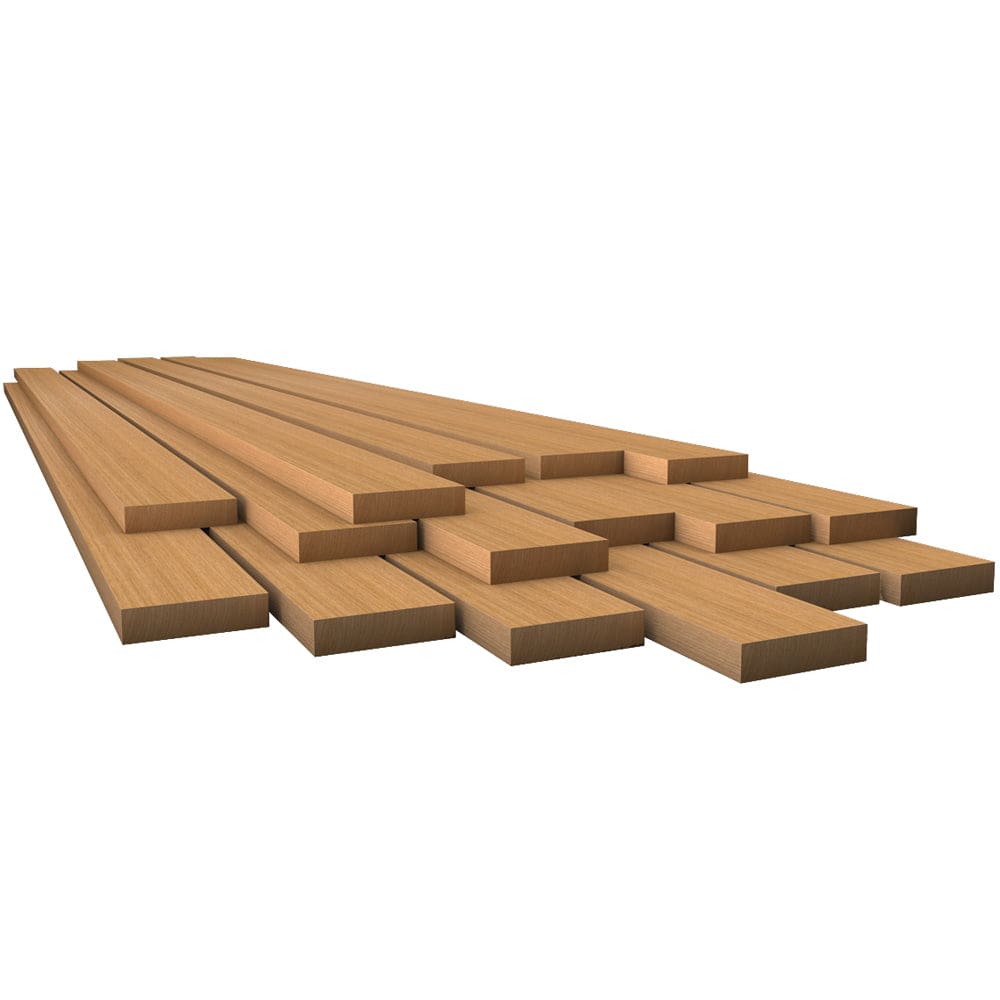 Whitecap Teak Lumber - 1/ 2 x 1-3/ 4 x 36 - Marine Hardware | Teak Lumber - Whitecap