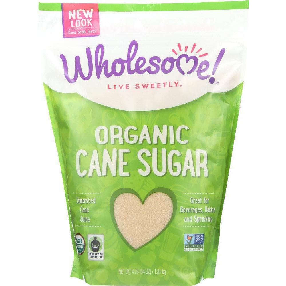 Wholesome Wholesome Sweeteners Organic Cane Sugar, 64 Oz