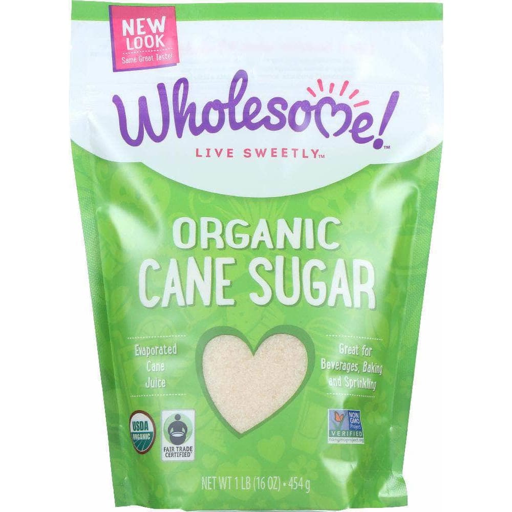 Wholesome Wholesome Sweeteners Organic Cane Sugar Evaporated Cane Juice, 16 oz