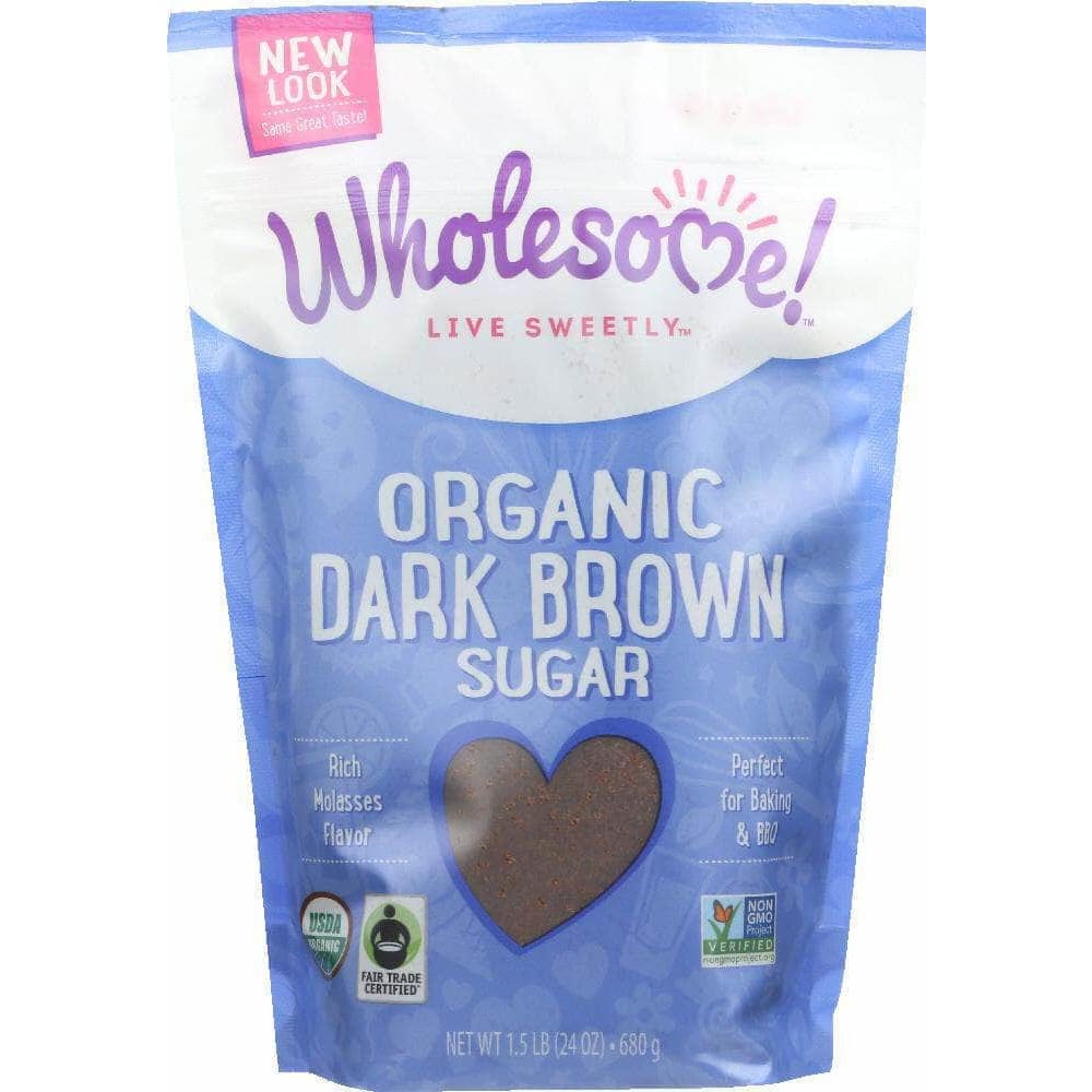 Wholesome Wholesome Sweeteners Organic Dark Brown Sugar, 24 oz