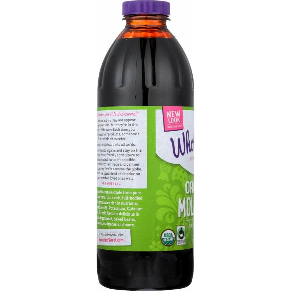 Wholesome Wholesome Sweeteners Organic Molasses Unsulphured, 32 oz