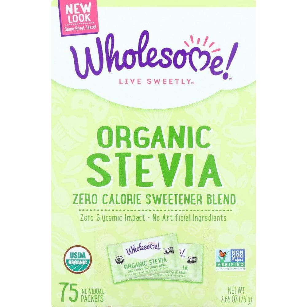 Wholesome Wholesome Sweeteners Organic Stevia 75 Packets, 2.65 oz