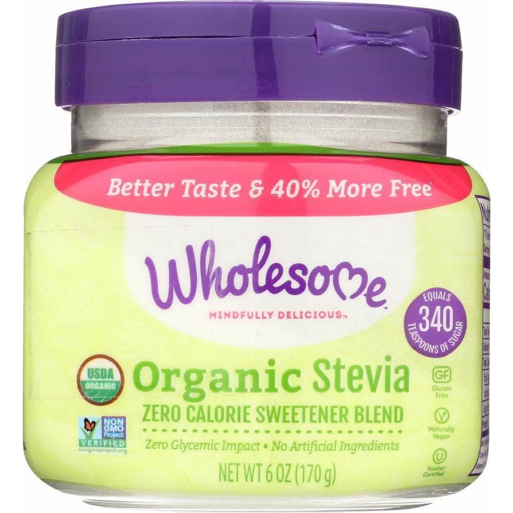 Wholesome Wholesome Sweeteners Organic Stevia Jar, 6 oz