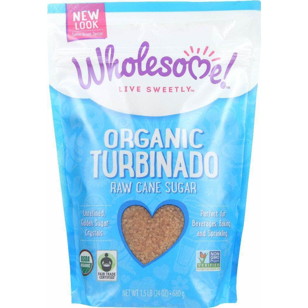 Wholesome Wholesome Sweeteners Organic Turbinado Raw Cane Sugar, 24 oz