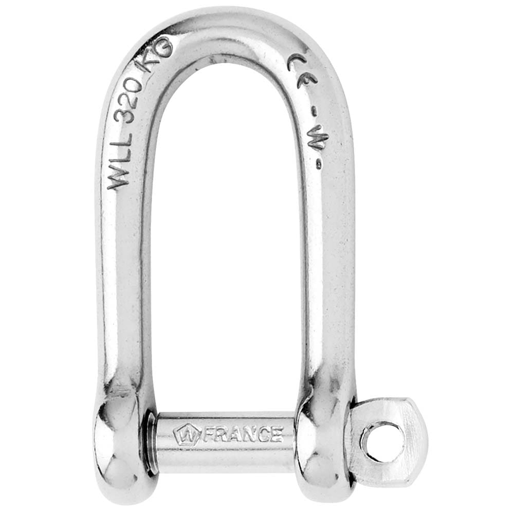 Wicahrd Self-Locking Long D Shackle - Diameter 5mm - 3/ 16 - Sailing | Shackles/Rings/Pins - Wichard Marine