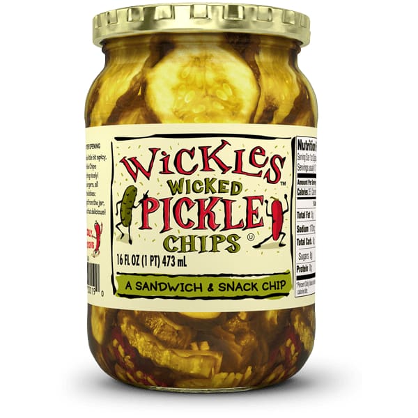 Wickles Wickles Pickle Chip Wicked, 16 oz