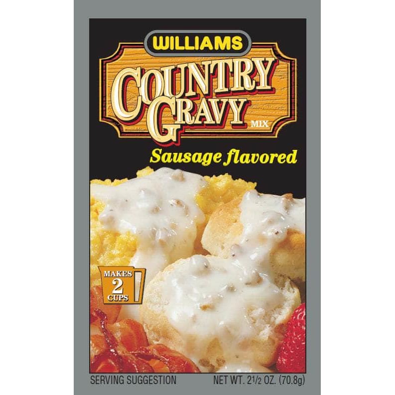 WILLIAMS WILLIAMS Country Gravy Sausage Flavored Mix, 2.5 oz