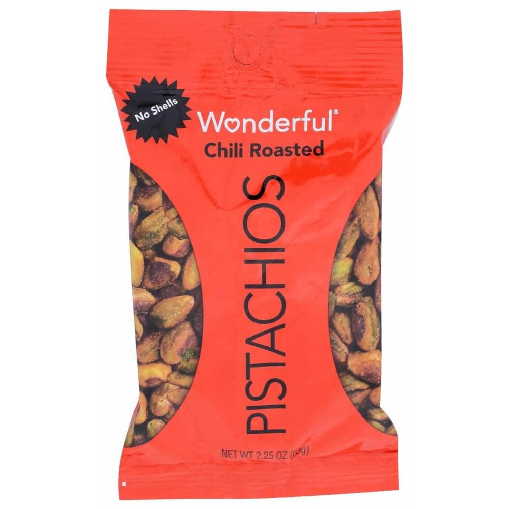 WONDERFUL PISTACHIOS Wonderful Pistachios Chili Roasted No Shells, 2.25 Oz