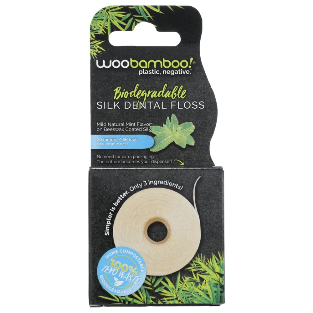 WOOBAMBOO: Floss Zero Wste Pckg 66Ft 1 UN (Pack of 5) - Beauty & Body Care > Oral Care > Oral Care Tools - WOOBAMBOO