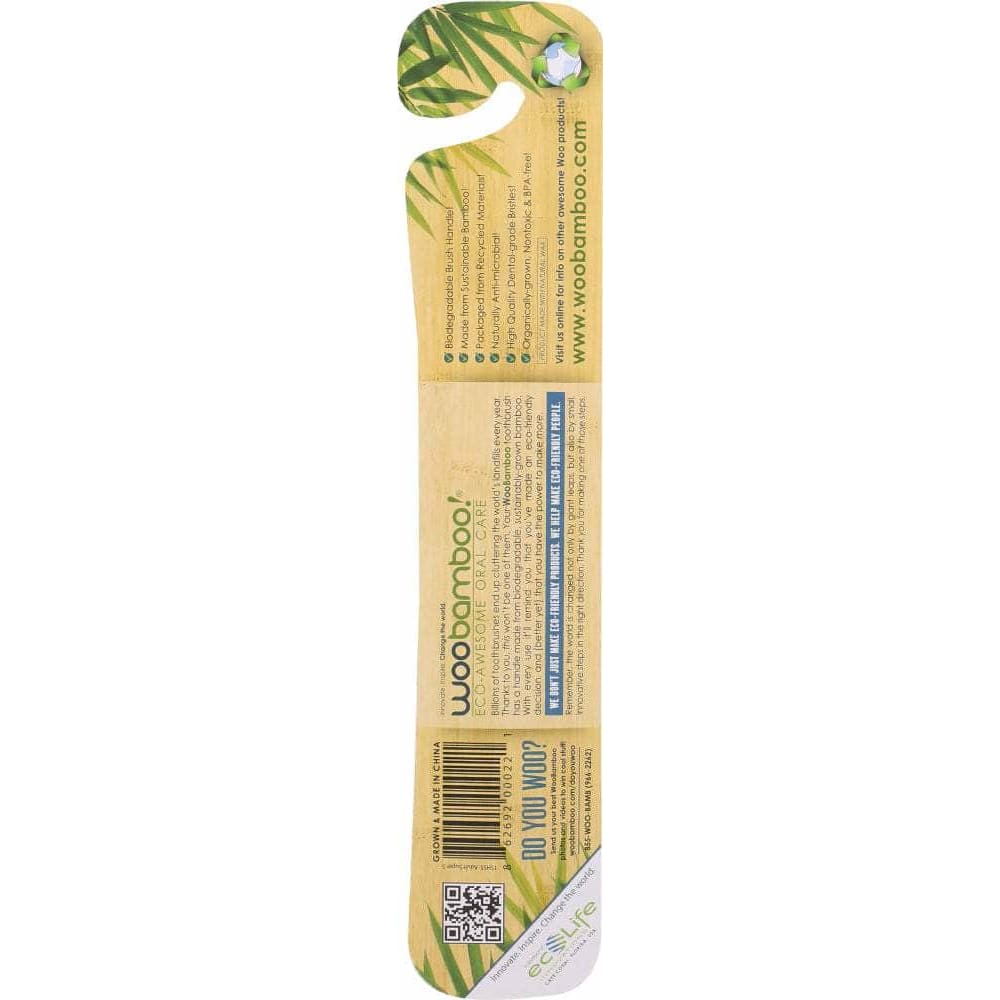 Woobamboo Woobamboo Standard Handle Super Soft Bristle Toothbrush, 1 ea