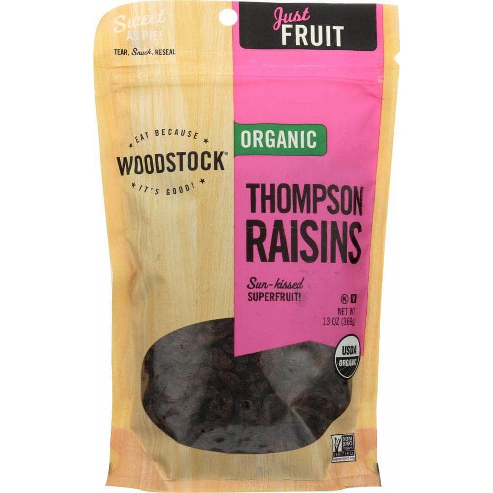 Woodstock Woodstock Raisins Thompson Organic, 13 oz