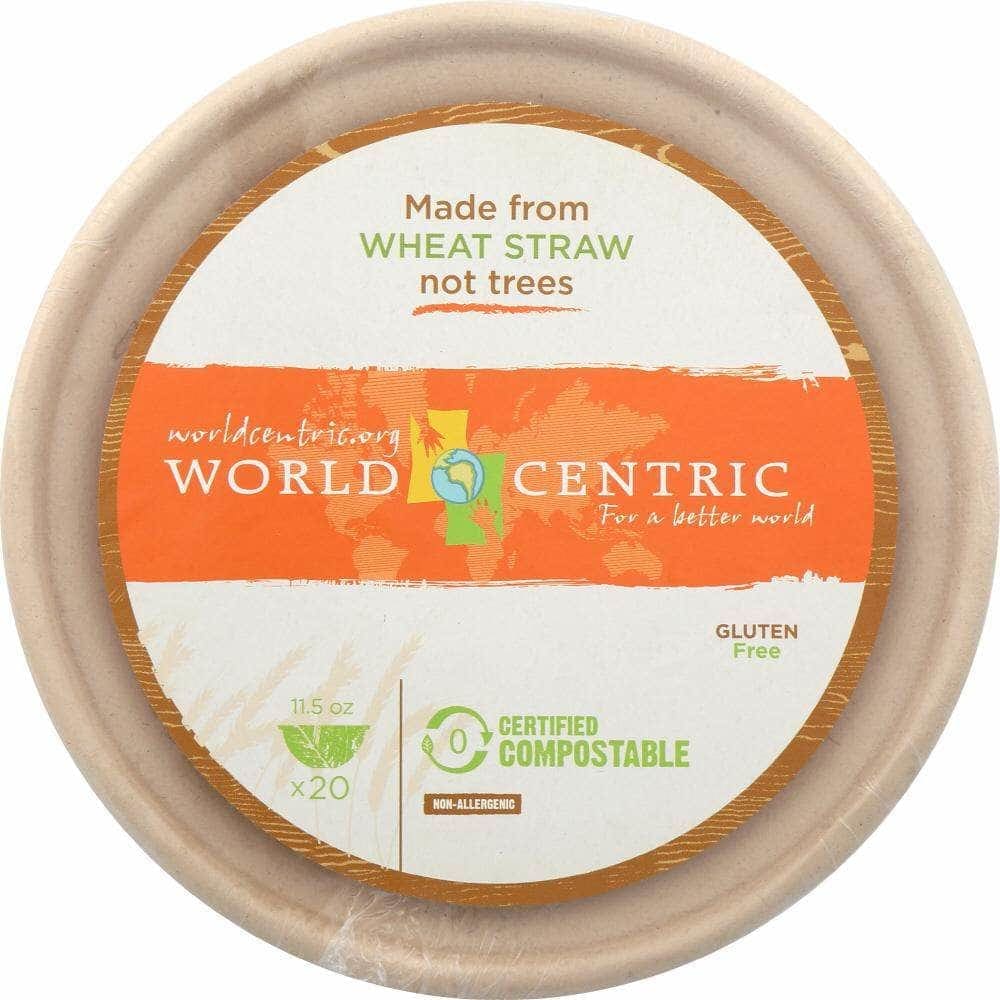 World Centric World Centric Wheat Straw Bowls 20 pack, 11.5 oz