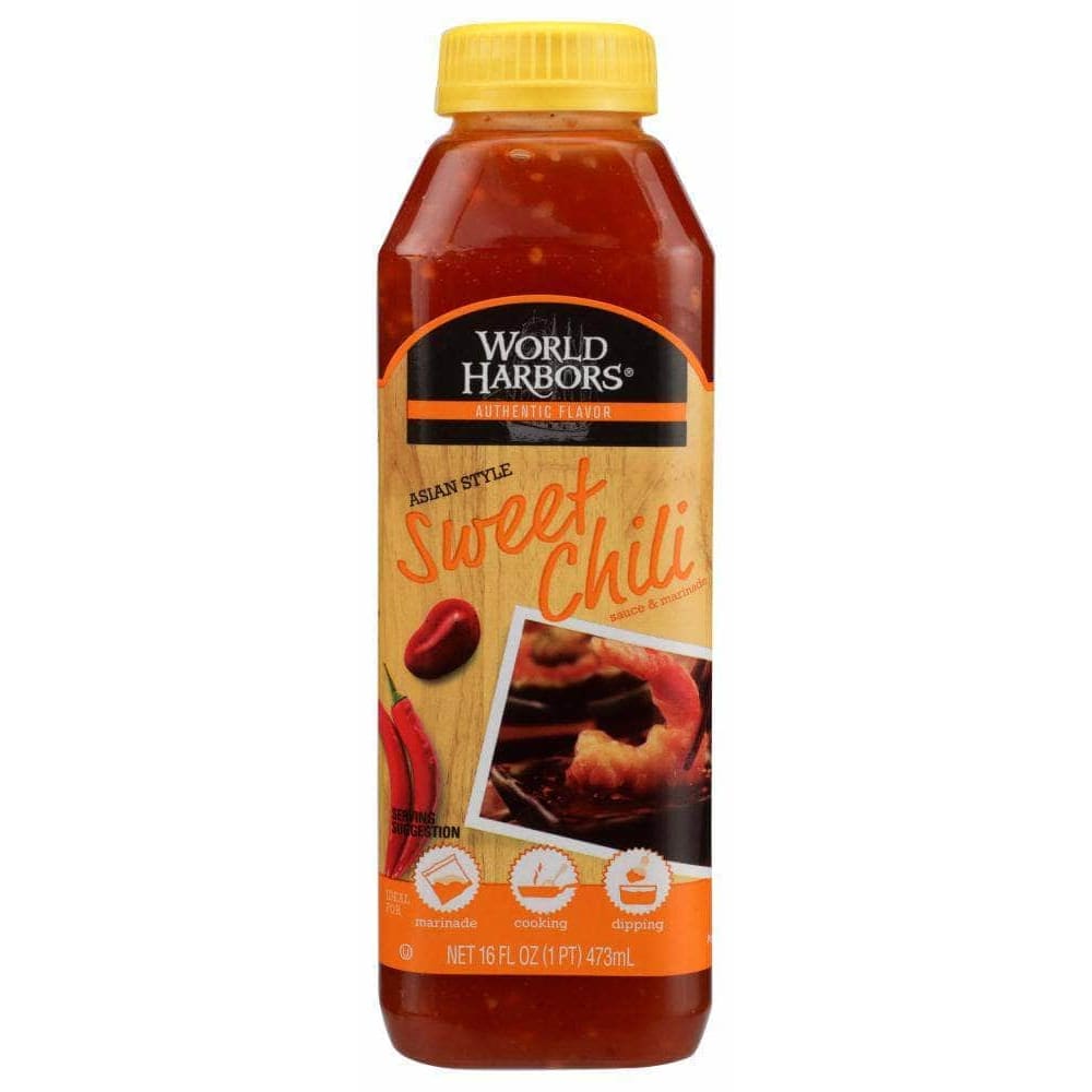 World Harbors World Harbors Sauce Asian Style Sweet Chilli Medium Heat, 16 oz