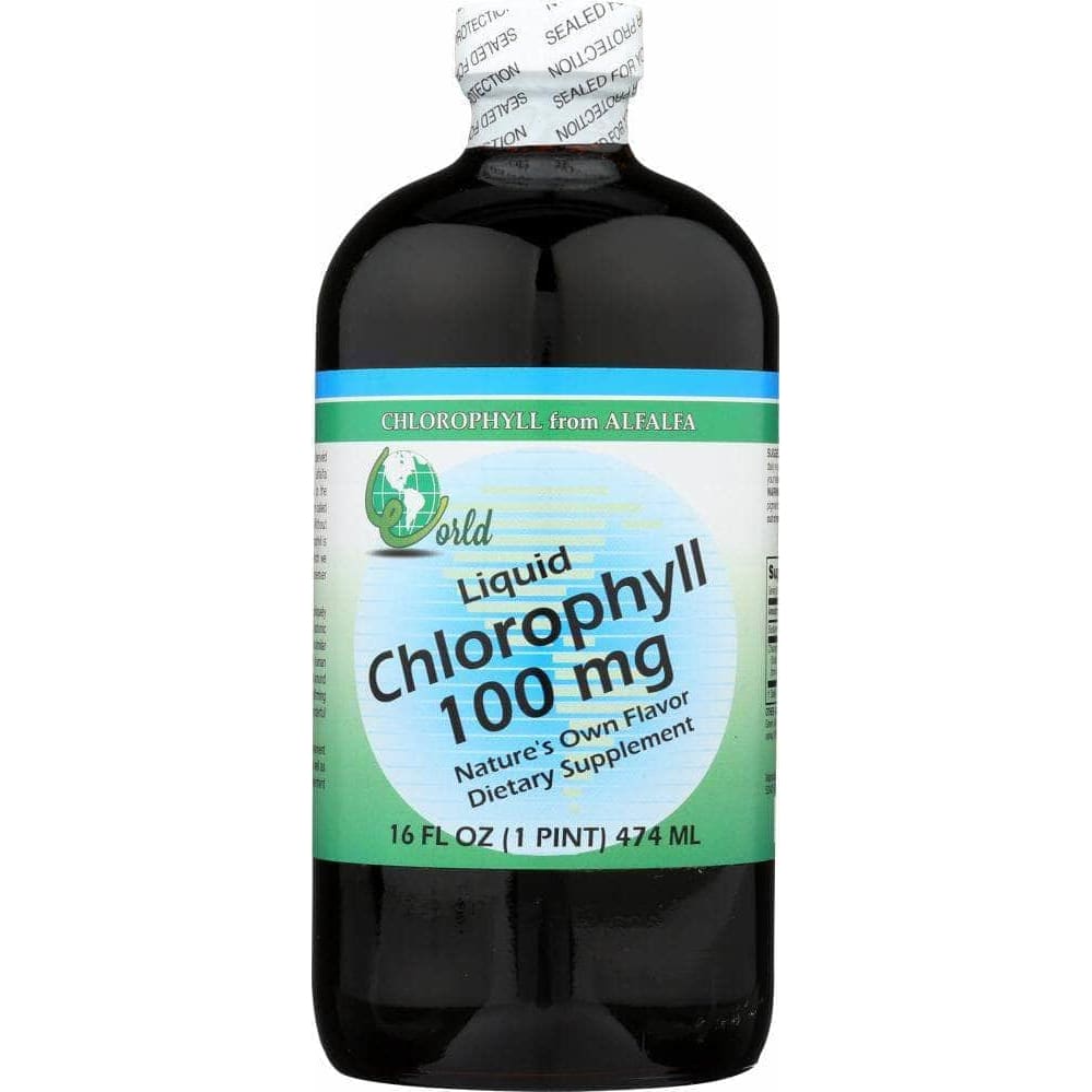 World Organic World Organic Liquid Chlorophyll 100mg, 16 oz