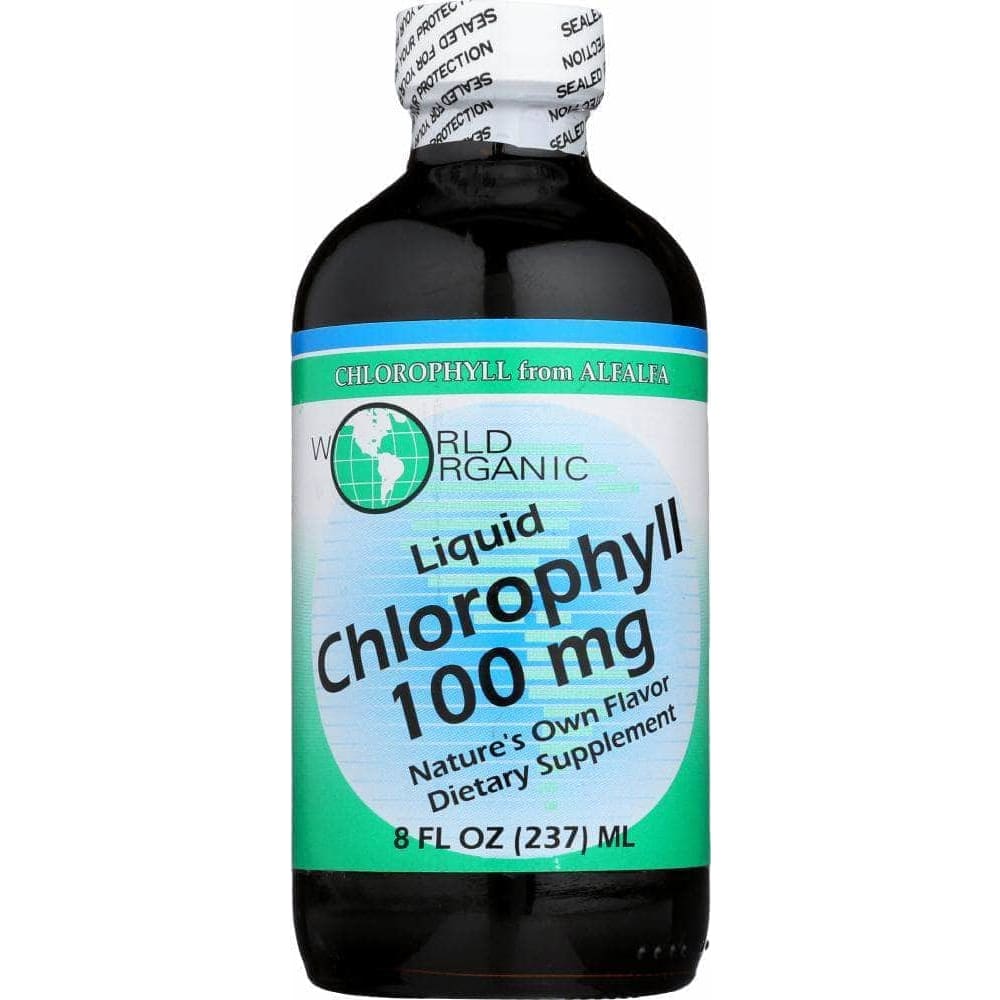 World Organic World Organic Liquid Chlorophyll 100mg, 8 oz